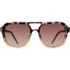 image:imageSteve Madden Womens Female Sunglasses Style Jace Rectangular Milky BrownBrown Gradient 56mm 19mm