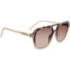 image:imageSteve Madden Womens Female Sunglasses Style Jace Rectangular Milky BrownBrown Gradient 56mm 19mm