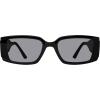 image:imageSteve Madden Womens Female Sunglasses Style Jaxon Rectangular BlackSolid Smoke 60mm 20mm