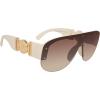 image:imageSteve Madden Womens Female Sunglasses Style Patrix Wrap WhiteBrown Gradient 149mm 18mm