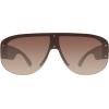 image:imageSteve Madden Womens Female Sunglasses Style Patrix Wrap WhiteBrown Gradient 149mm 18mm