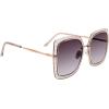 image:imageSteve Madden Womens Female Sunglasses Style Rosalie SquareCrystal GreySmoke Gradient