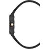 image:imageSteve Madden Womens Genuine Crystal Accented Silicone Strap WatchBlack