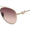 image:imageSteve Madden Womens Harlee SunglassesShiny GoldBrownBrown Gradient