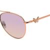 image:imageSteve Madden Womens Harlee SunglassesShiny RosegoldPurple Gradient