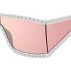 image:imageSteve Madden Womens Jagger SunglassesWhiteSilverRose Mirrored