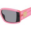 image:imageSteve Madden Womens Jaxon SunglassesCrystal Neon PinkSolid Smoke