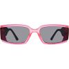 image:imageSteve Madden Womens Jaxon SunglassesCrystal Neon PinkSolid Smoke
