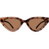 image:imageSteve Madden Womens Kamie SunglassesMilky TortoiseGoldSolid Brown