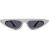 image:imageSteve Madden Womens Lizo Cat Eye Sunglasses SunglassesBlackGlitterSolid Smoke