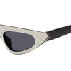 image:imageSteve Madden Womens Lizo Cat Eye Sunglasses SunglassesBlackGlitterSolid Smoke
