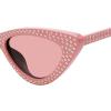 image:imageSteve Madden Womens Lopez Cat Eye Sunglasses SunglassesPinkSilverBrown Gradient