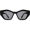 image:imageSteve Madden Womens Stacia SunglassesBlackSolid Smoke