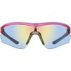 image:imageSteve Madden womens Steve Madden Female Sunglasses Style Gabe Rectangular SunglassesCrystal Neon PinkPink Mirrored