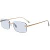 image:imageSteve Madden Womens Caden SunglassesShiny GoldSolid Blue