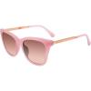image:imageSteve Madden Womens Female Sunglasses Style Kent Cat Eye Milky PinkShiny Rose GoldBrown Gradient 52mm 20mmPink Fuchsia