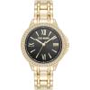 image:imageSteve Madden Womens Genuine Crystal Accented Bracelet WatchGoldBlack