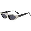 image:imageSteve Madden Womens Lizo Cat Eye Sunglasses SunglassesBlackGlitterSolid Smoke