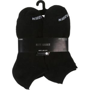 image:imageSteve Madden Mens 8pk Solid Low Cut 12 CushionBlack