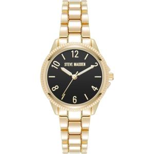 image:imageSteve Madden Womens Bracelet WatchBlackGold