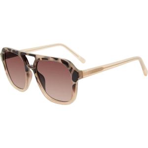 image:imageSteve Madden Womens Female Sunglasses Style Jace Rectangular Milky BrownBrown Gradient 56mm 19mm