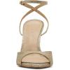 image:imageSteve Madden Womens Beki Heeled SandalGold Fabric