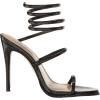 image:imageSteve Madden Womens Exotica Ankle Wrap Stiletto Dress SandalBlack Snake