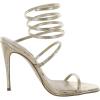 image:imageSteve Madden Womens Exotica Ankle Wrap Stiletto Dress SandalGold Snake