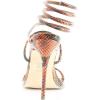 image:imageSteve Madden Womens Exotica Ankle Wrap Stiletto Dress SandalOrange Snake