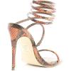 image:imageSteve Madden Womens Exotica Ankle Wrap Stiletto Dress SandalOrange Snake