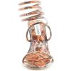 image:imageSteve Madden Womens Exotica Ankle Wrap Stiletto Dress SandalOrange Snake