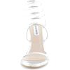 image:imageSteve Madden Womens Exotica Ankle Wrap Stiletto Dress SandalSilver Snake