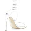 image:imageSteve Madden Womens Exotica Ankle Wrap Stiletto Dress SandalSilver Snake