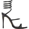 image:imageSteve Madden Womens Exotica Ankle Wrap Stiletto Dress SandalBlack Leather