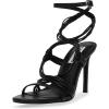 image:imageSteve Madden Womens Lele Heeled SandalBlack Leather