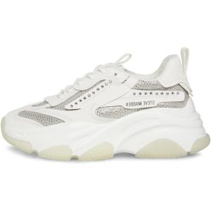 image:imageSteve Madden Womens Possession SneakerWhite Rhinestone