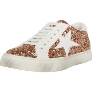 image:imageSteve Madden Womens Rezume SneakerRose Gold Glitter
