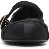 image:imageSteve Madden Womens Dory Ballet FlatBlack Satin