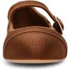 image:imageSteve Madden Womens Dory Ballet FlatBrown Satin