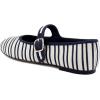 image:imageSteve Madden Womens Dory Ballet FlatNavyWhite Satin