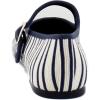 image:imageSteve Madden Womens Dory Ballet FlatNavyWhite Satin