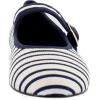 image:imageSteve Madden Womens Dory Ballet FlatNavyWhite Satin