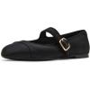 image:imageSteve Madden Womens Dory Ballet FlatBlack Satin
