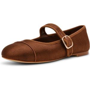 image:imageSteve Madden Womens Dory Ballet FlatBrown Satin