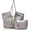 image:imageSteve Madden Womens Steve Madden Bkenz Patent Quilted ToteGravity Grey