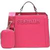 image:imageSteve Madden Womens Steve Madden Bevelyn Convertible Crossbody BagCrossbodyCandy Pink