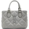 image:imageSteve Madden Womens Steve Madden Mickey Quilted Top Handle CrossbodyLight Grey