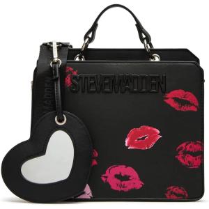 image:imageSteve Madden Womens Steve Madden Bevelyn Convertible Crossbody BagCrossbodyBlackValentine Kisses