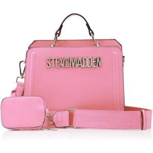 image:imageSteve Madden Womens Steve Madden Bevelyn Convertible Crossbody BagCrossbodyRaspberryCrystal