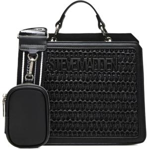 image:imageSteve Madden Womens Steve Madden Bevelyns Structured SatchelBlack